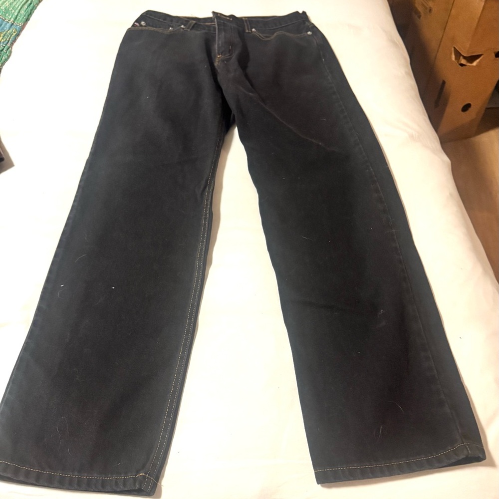 Ralph Lauren Black Jeans. Vintage Polo. Sz 8/31.